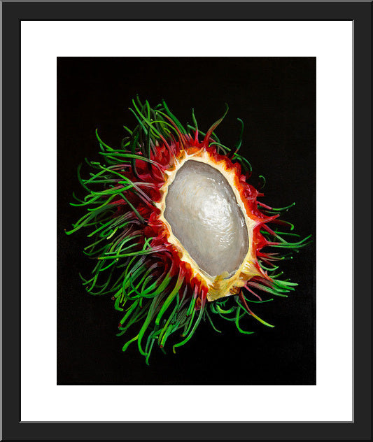 Peeled Rambutan - FINE ART PRINT ON PAPER