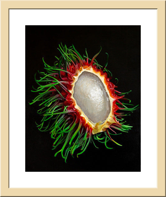 Peeled Rambutan - FINE ART PRINT ON PAPER